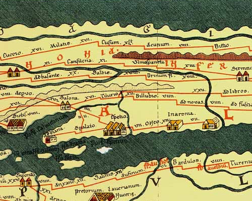 Old Roman map