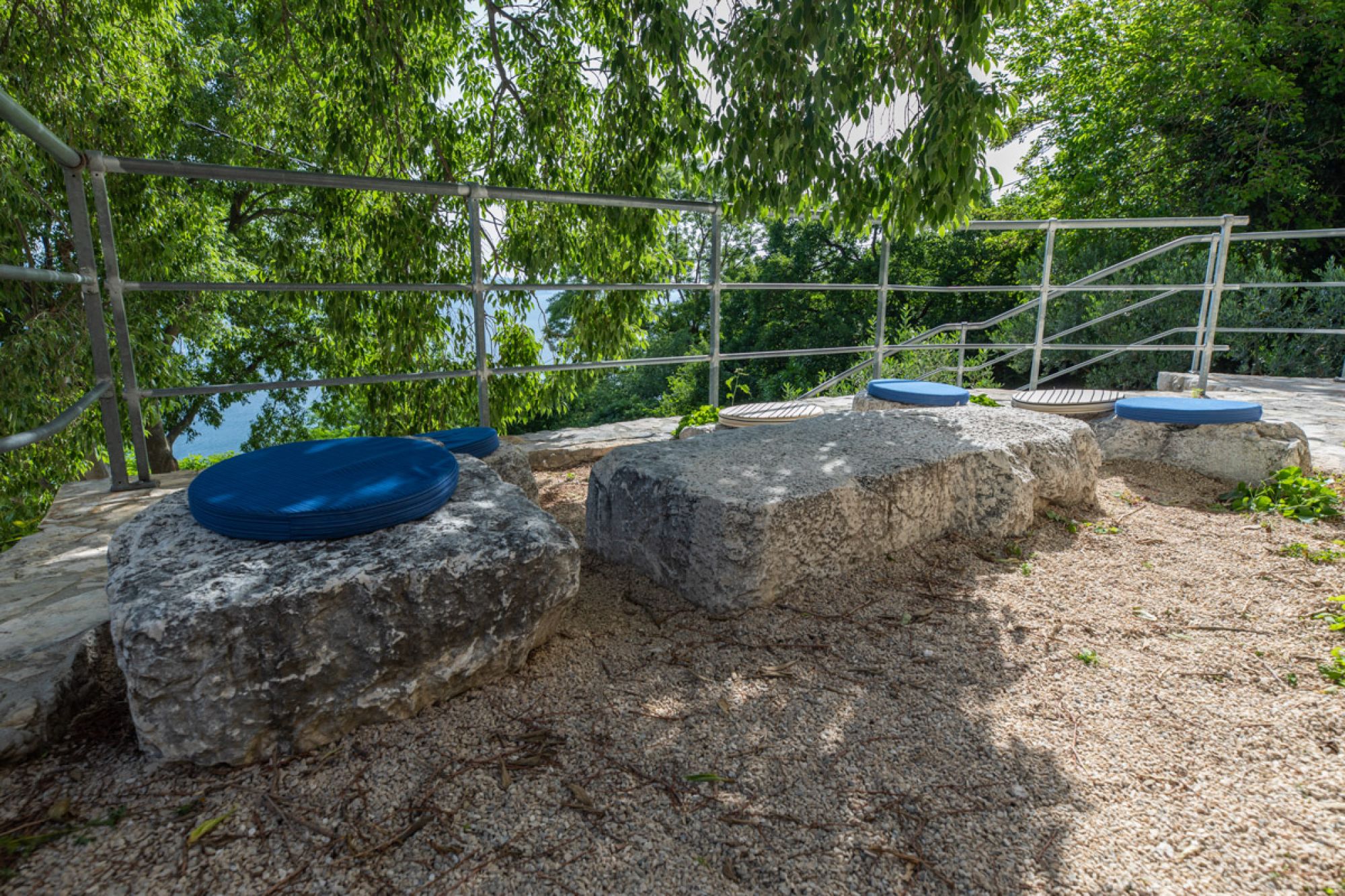 Have a coffee at the 2000-years-old stone table